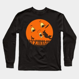 Trick Or treat Silhouettes Halloween Long Sleeve T-Shirt